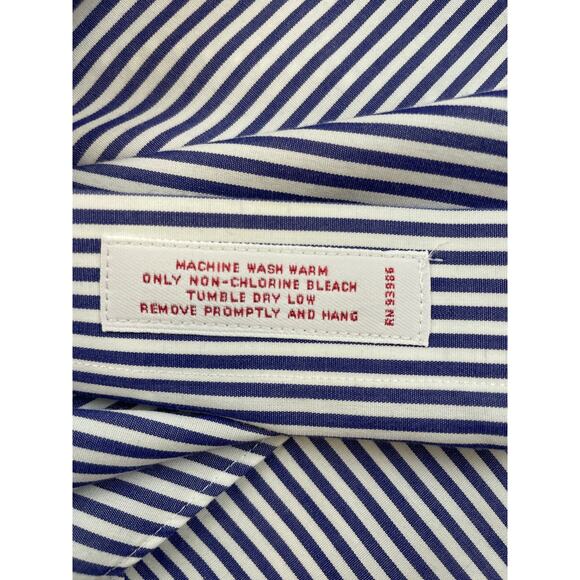 Brooks Brothers Shirt Mens 15.5 - 35 Striped 100% Cotton Button Down - Picture 5 of 8